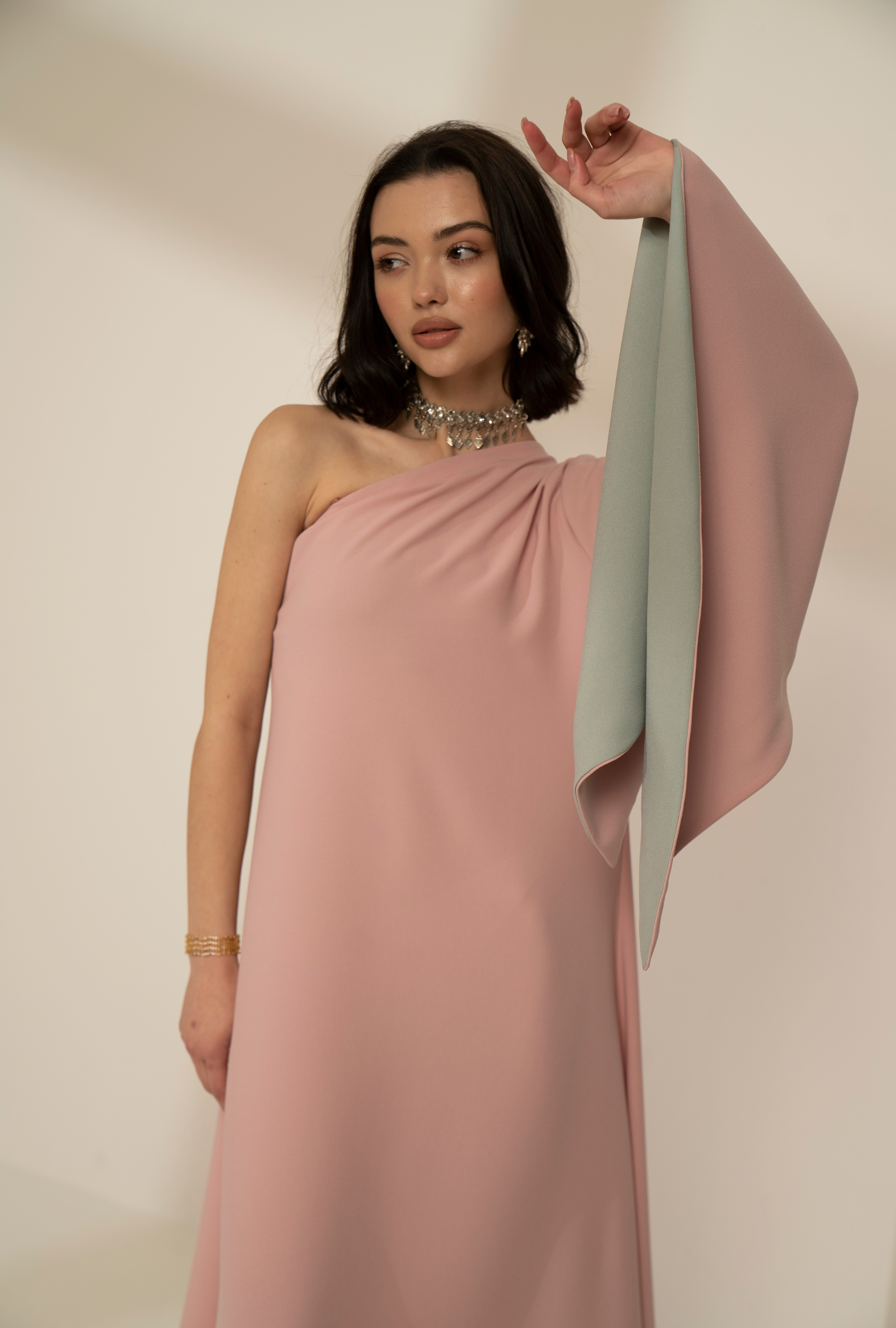 Pink one Shoulder