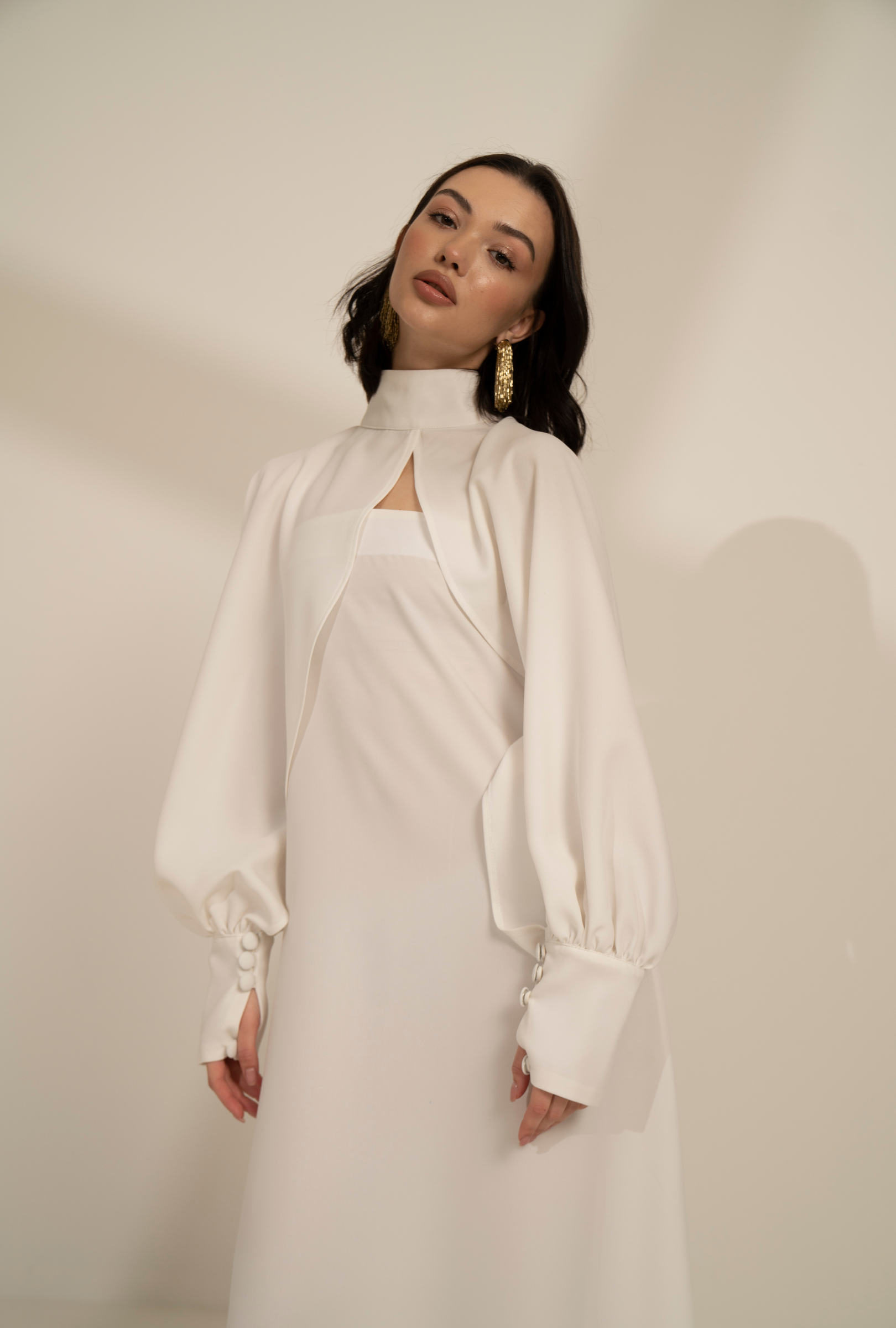 High Neck Dress Two Pieces