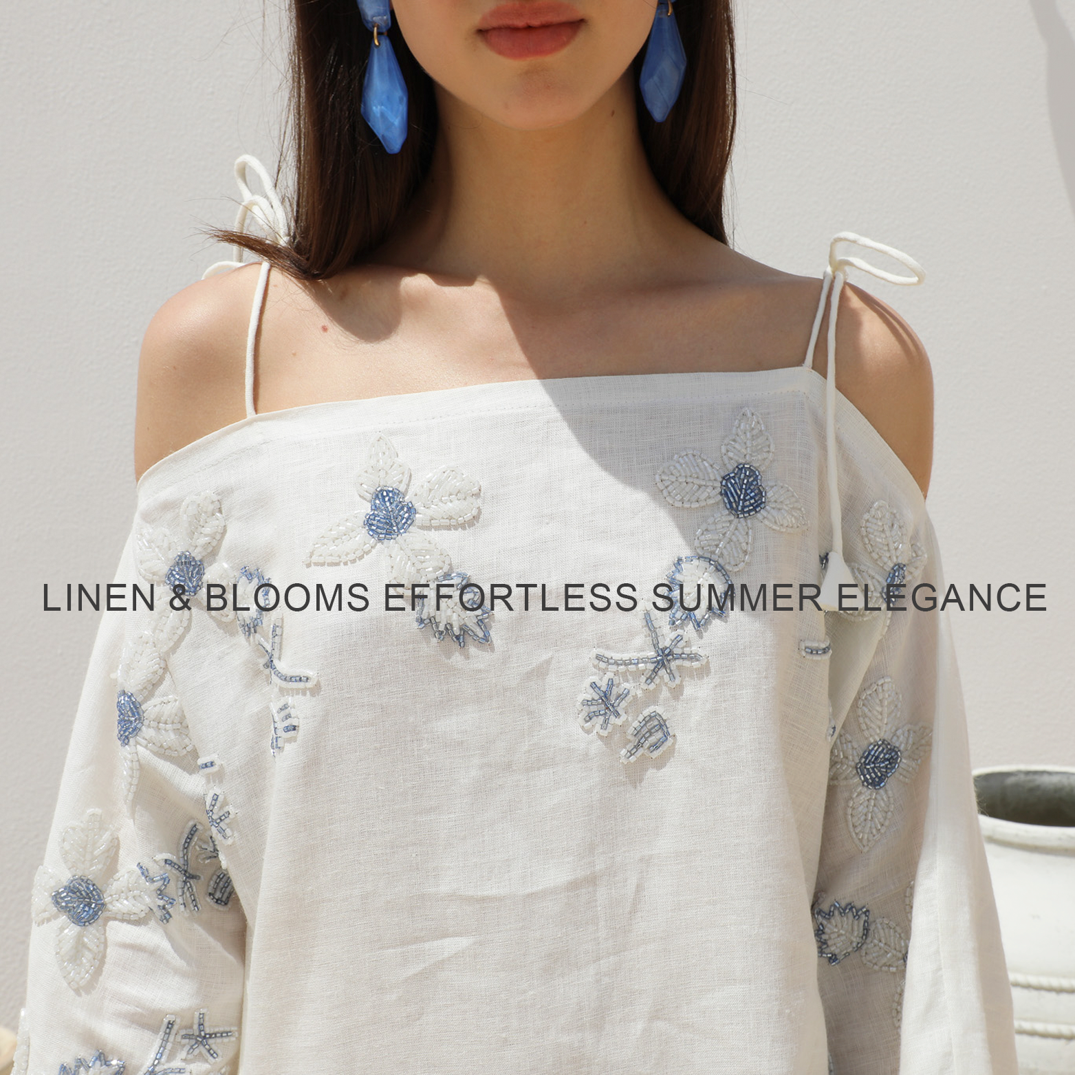 Floral Dream Linen Maxi Dress