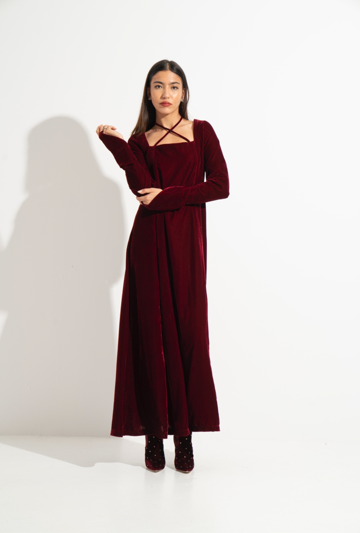 Velvet Dress A28