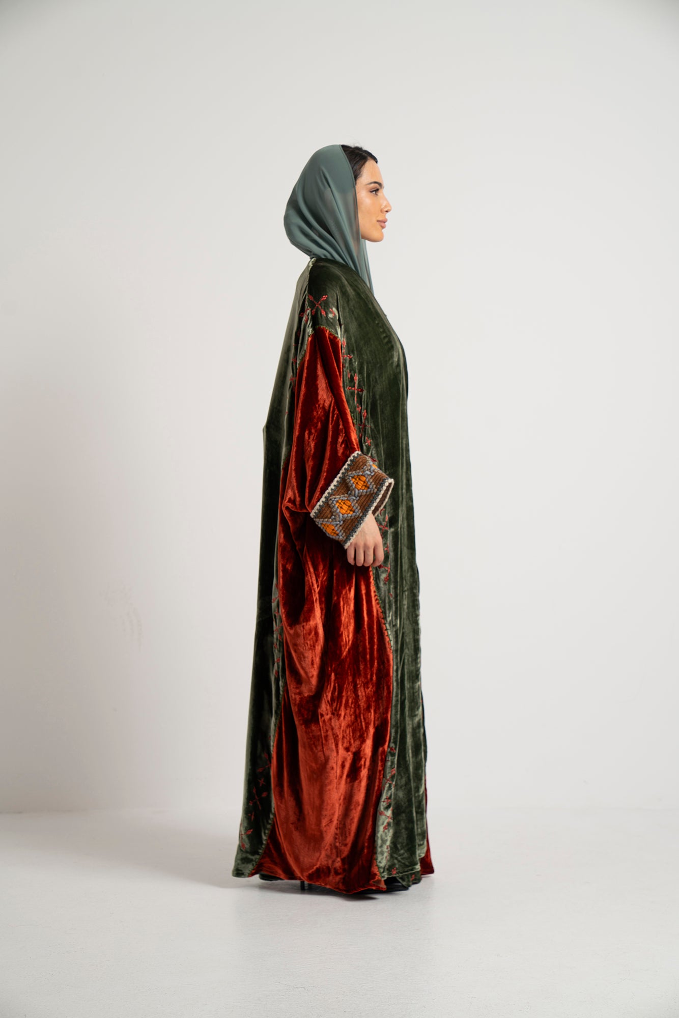 The Heritage Velvet Abaya