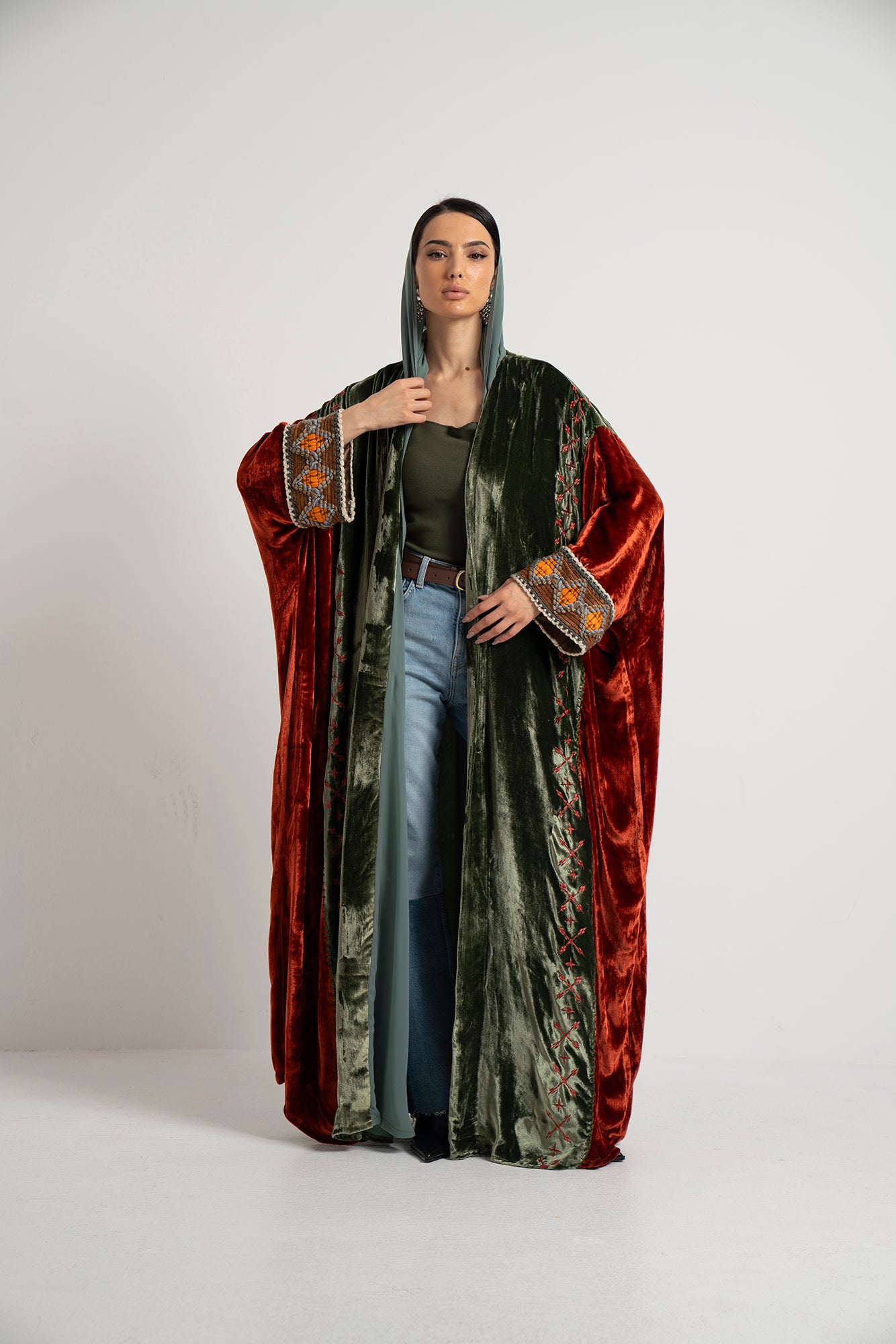 The Heritage Velvet Abaya