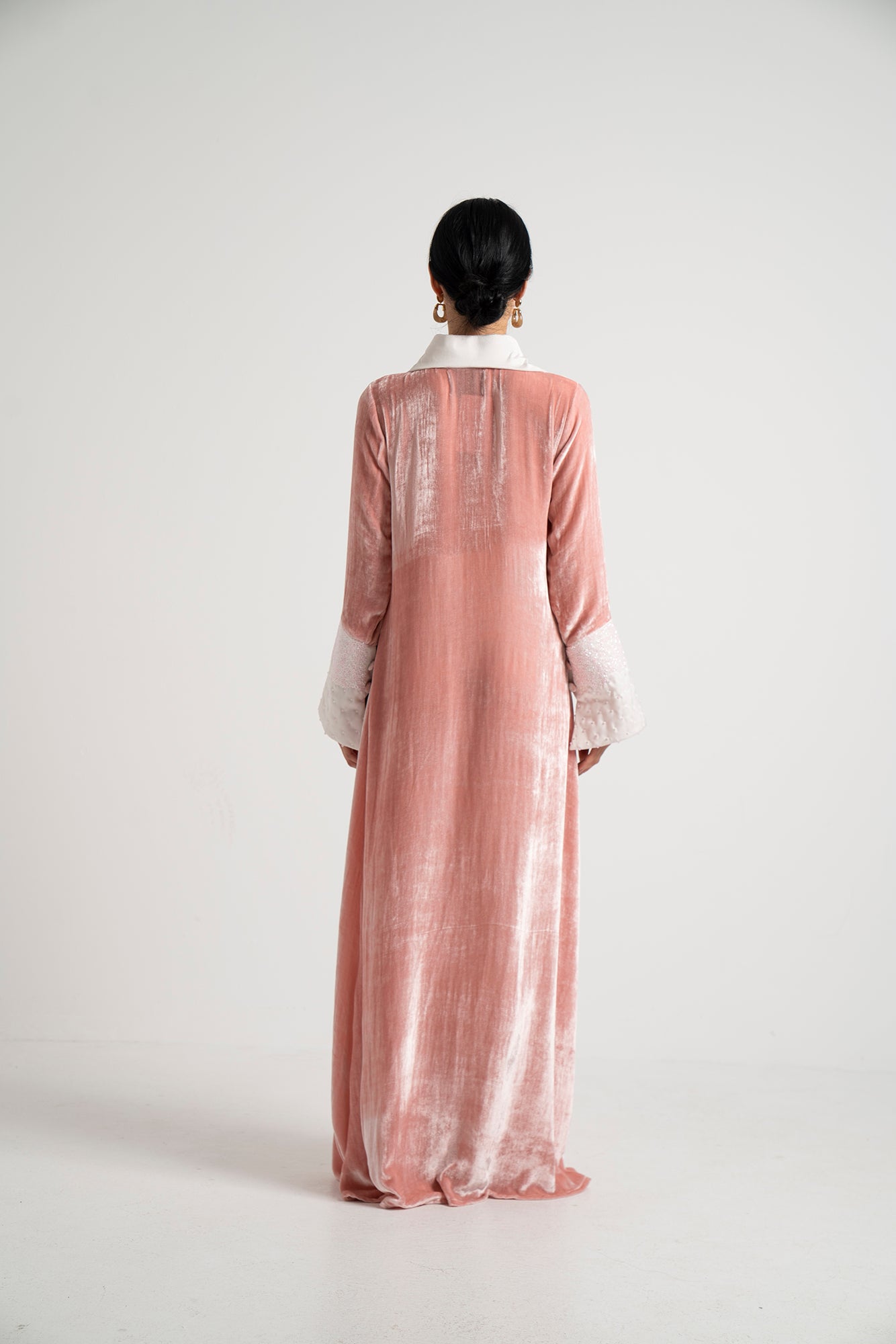 Dusty Pink Velvet Dress