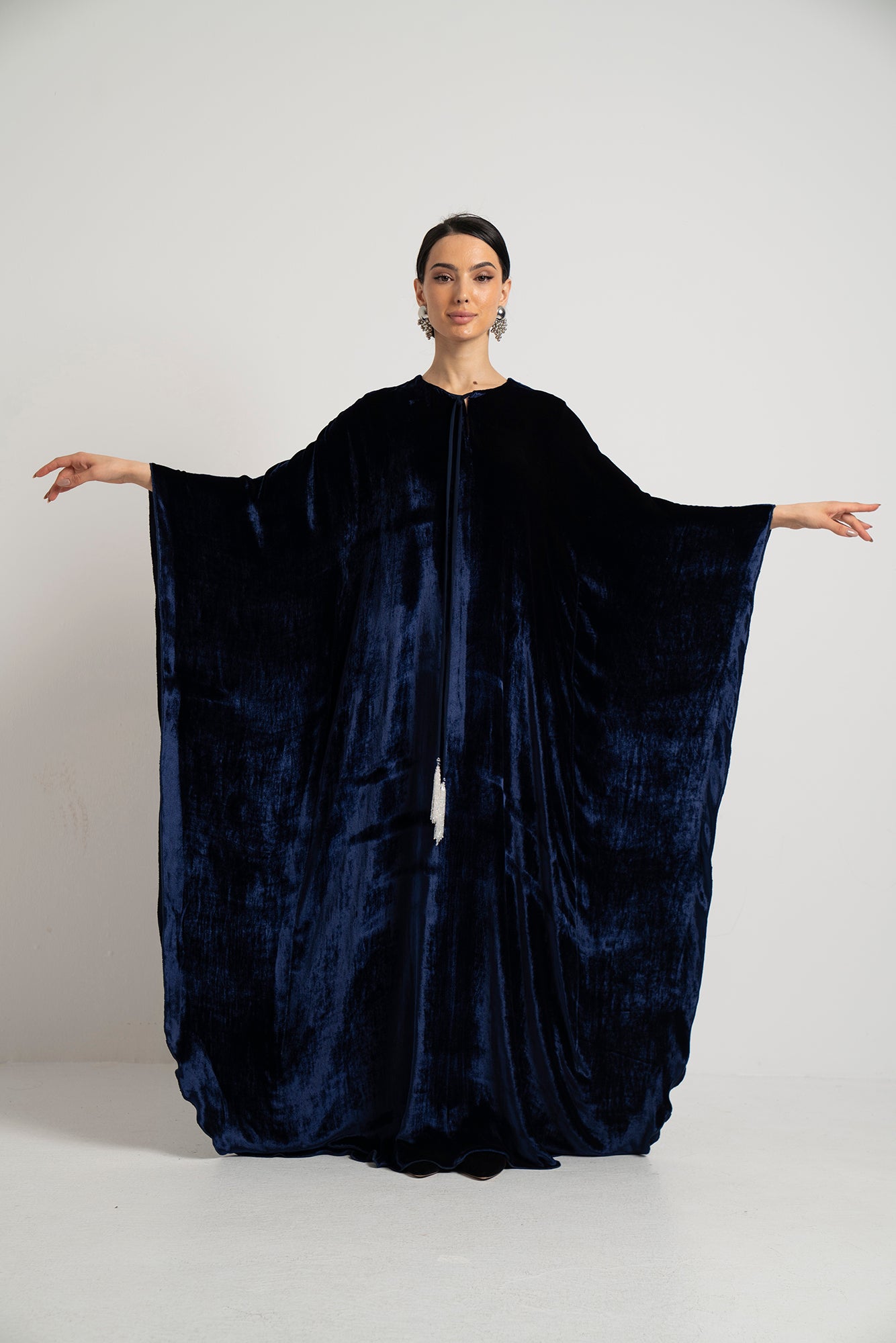 Midnight Velvet Flow Dress