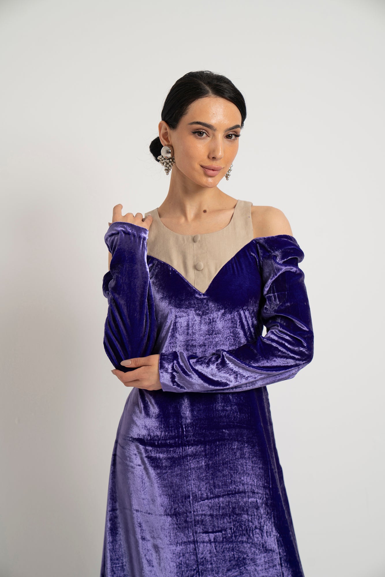 Velvet Elegance Gown