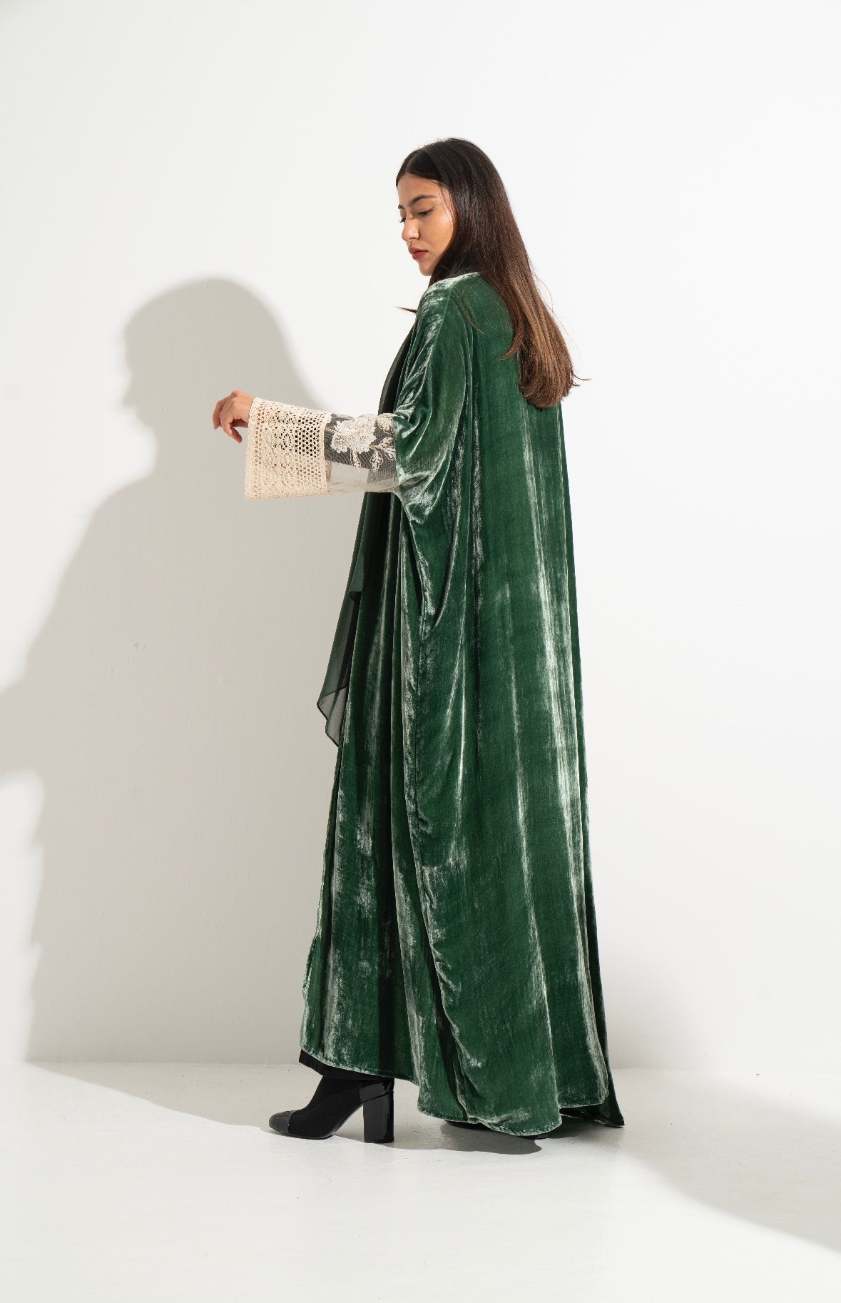 Grayish-Green Abaya A5