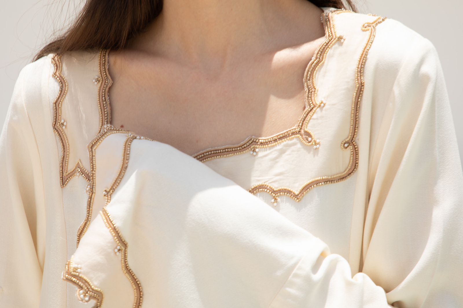 Desert Bloom Embroidered Dress