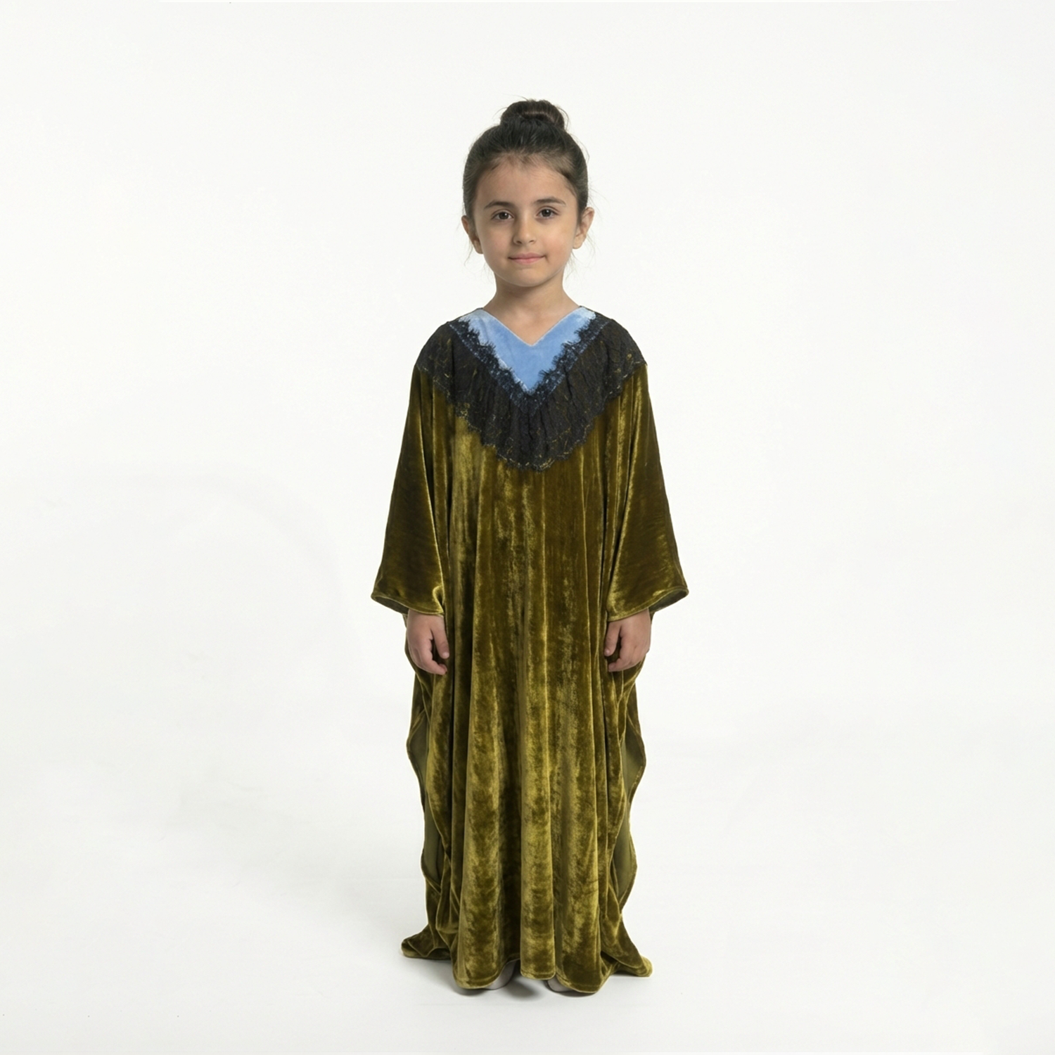Mini Elara Velvet Dress