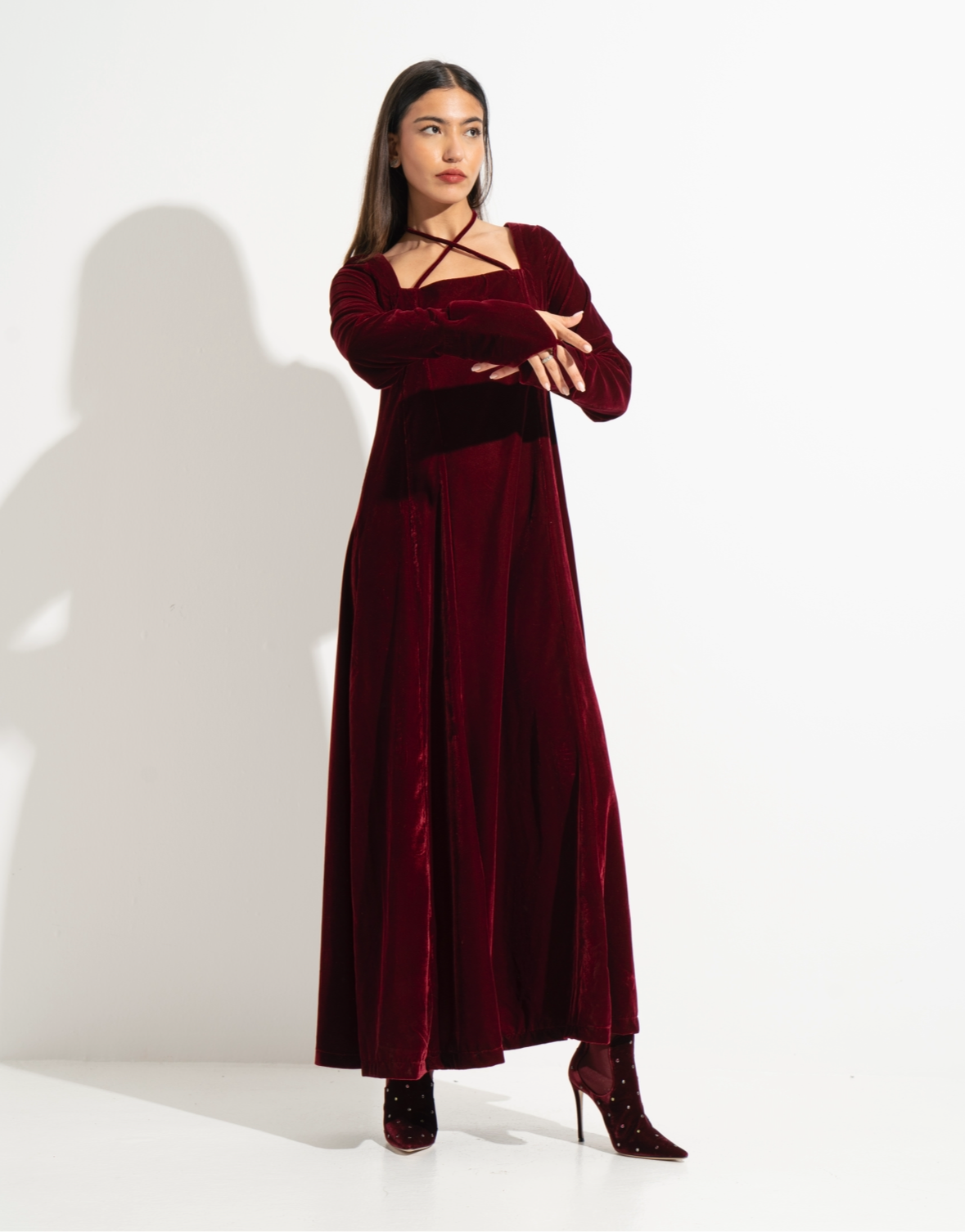 Velvet Dress A28