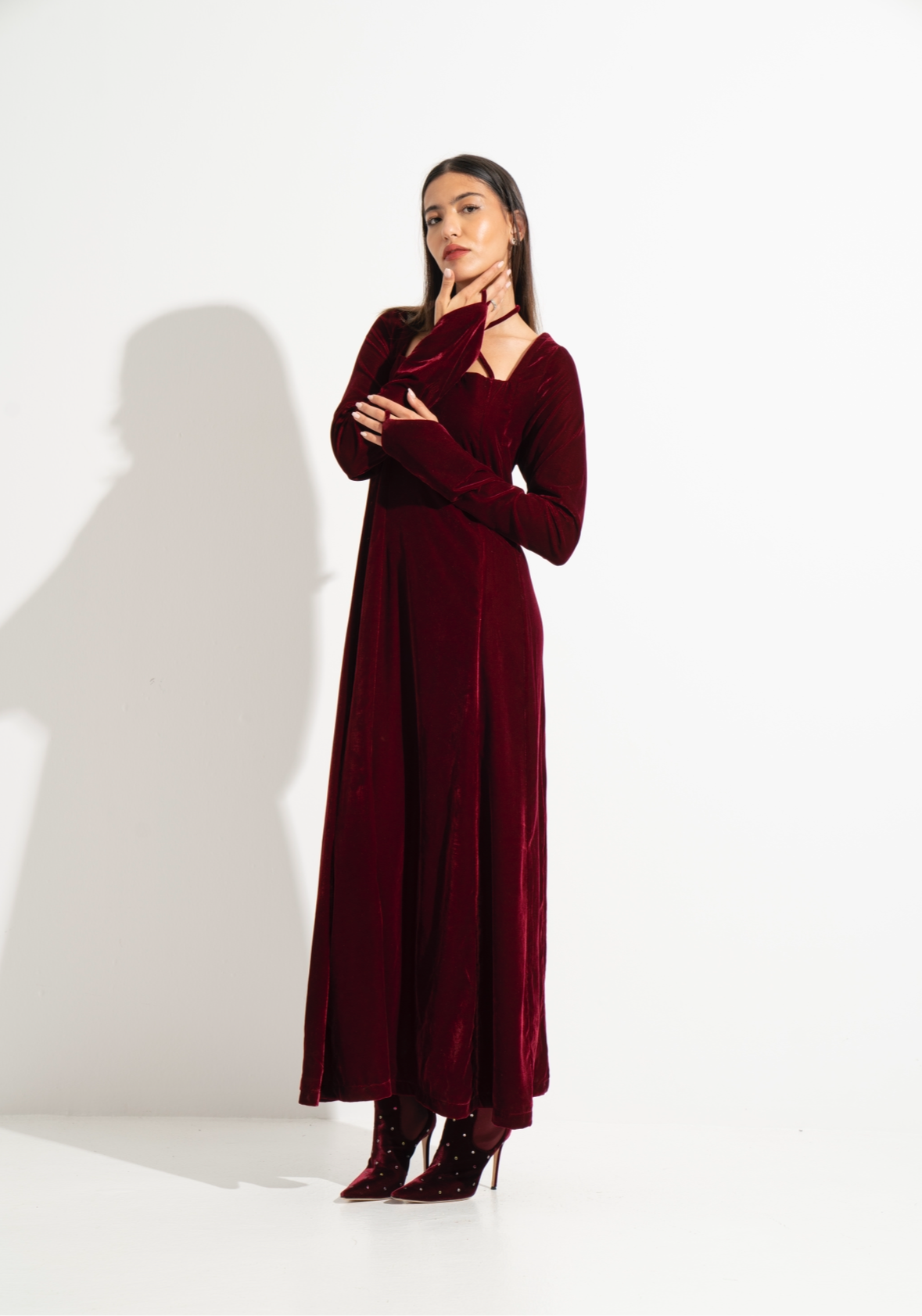 Velvet Dress A28