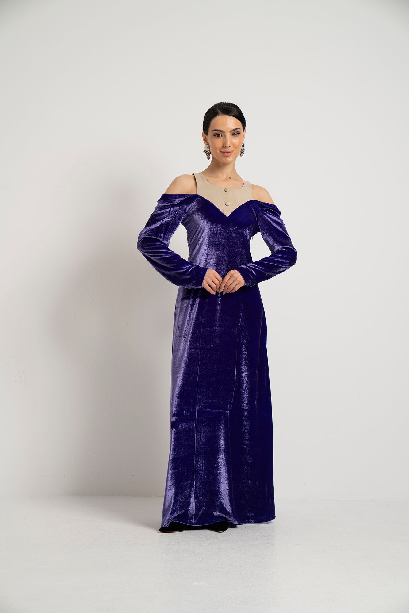 Velvet Elegance Gown