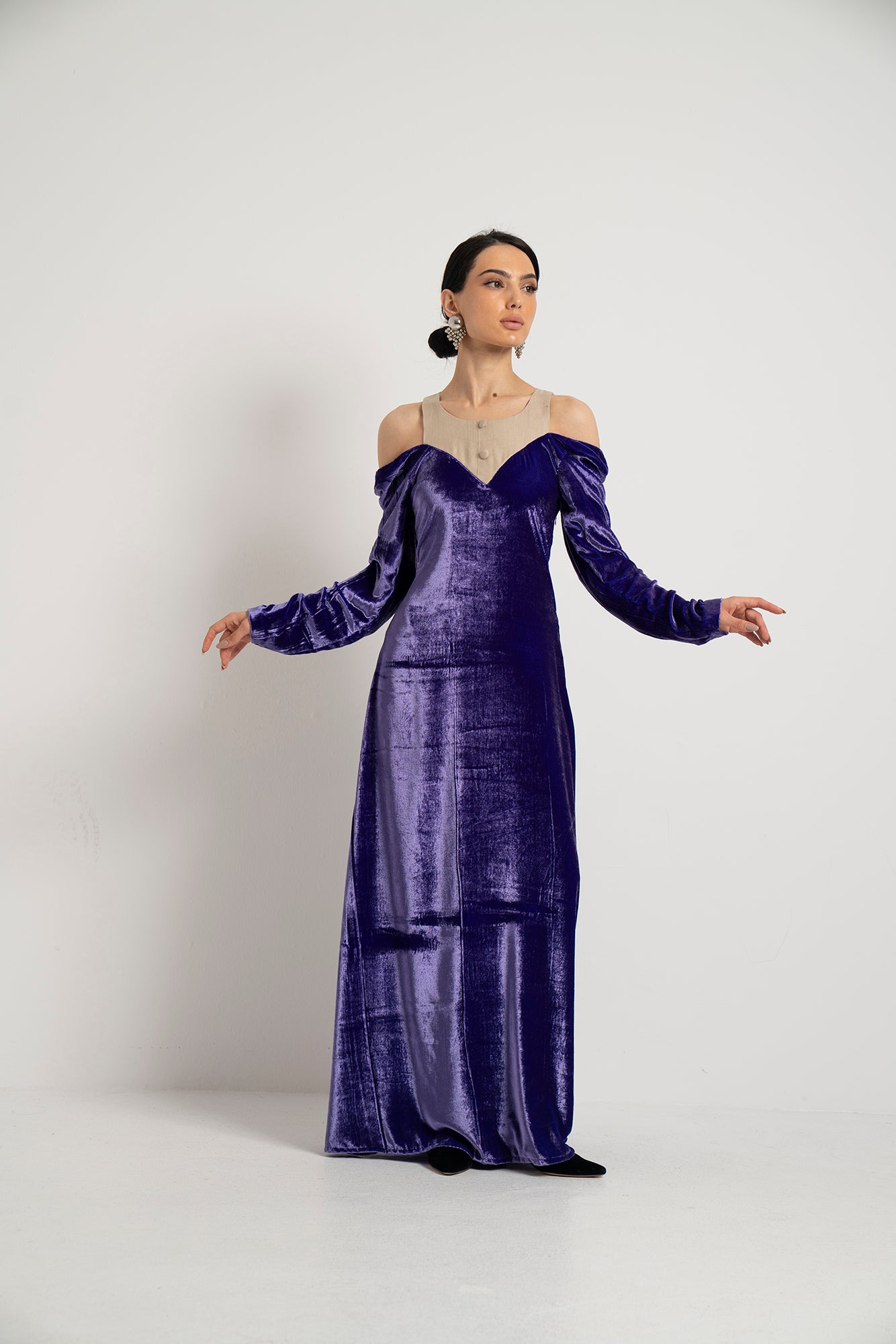 Velvet Elegance Gown