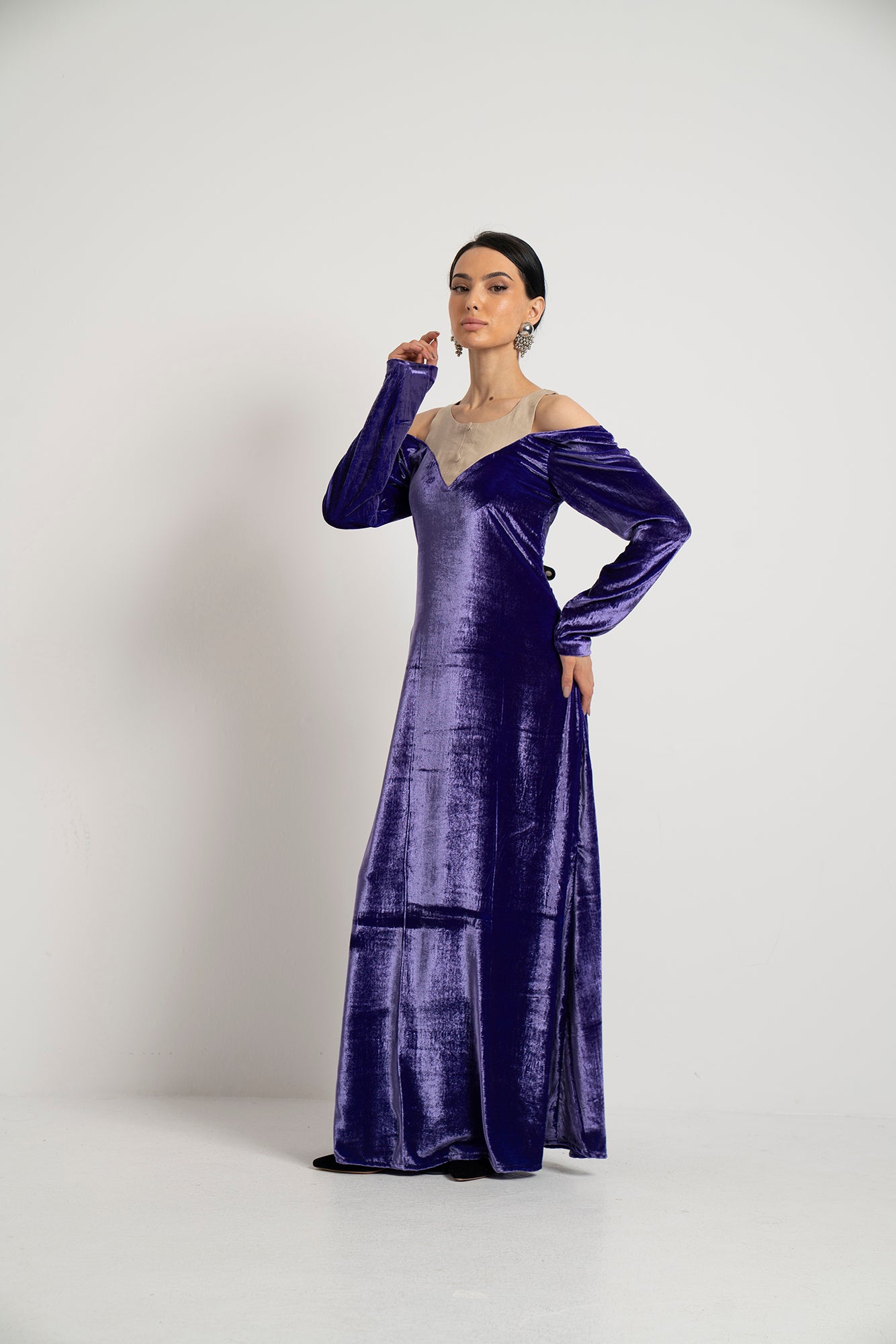 Velvet Elegance Gown