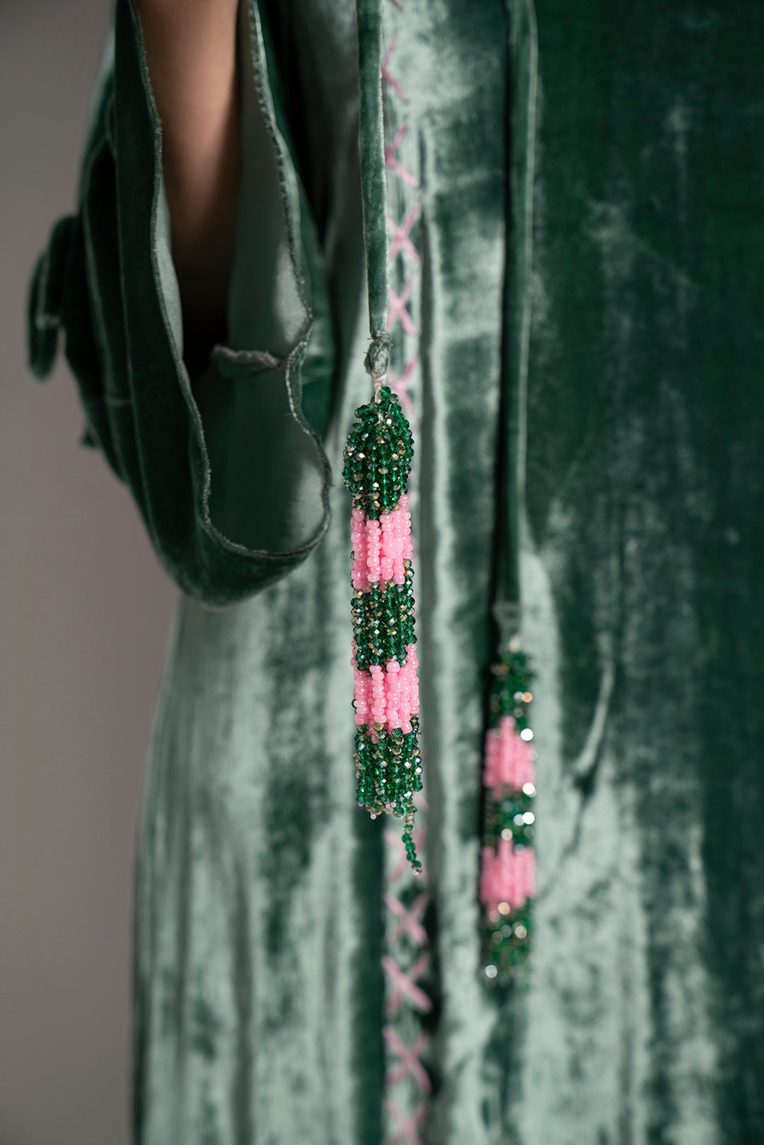 Royal Emerald Flow Dress