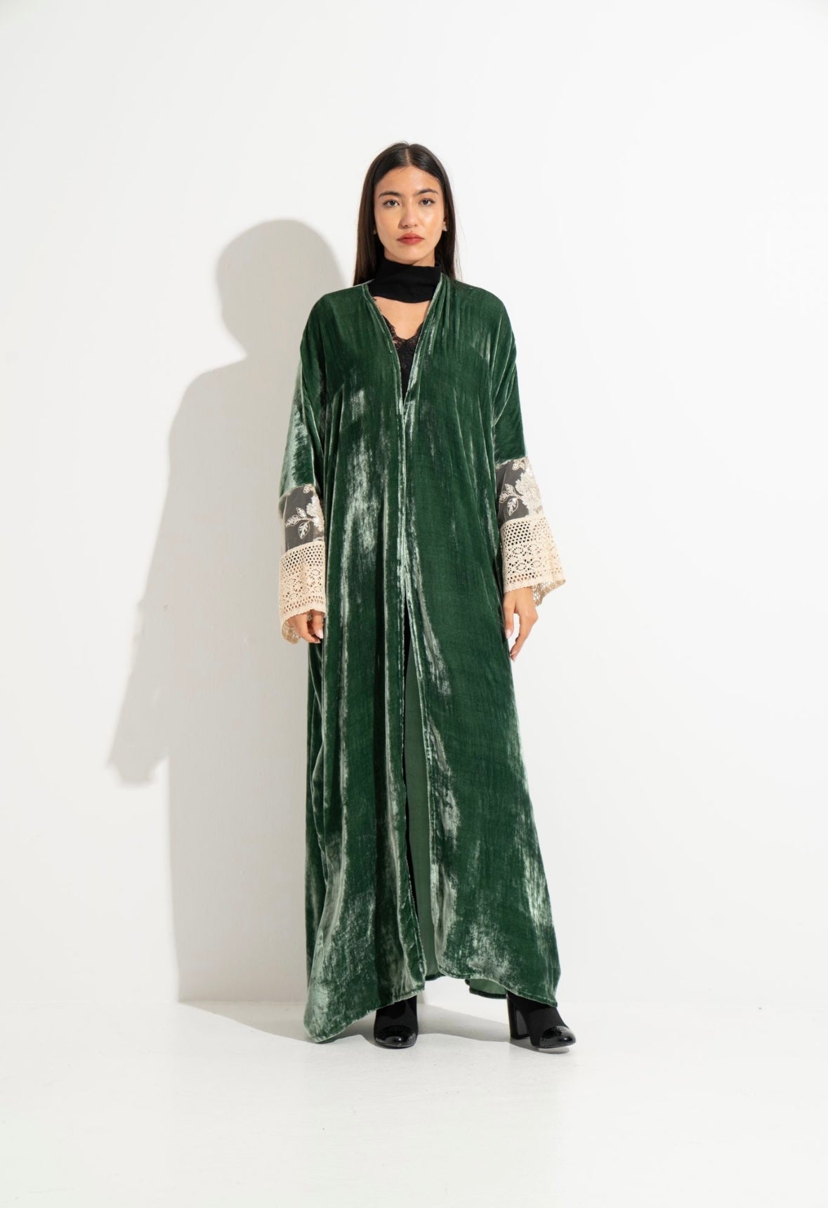 Grayish-Green Abaya A5